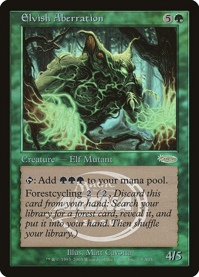 Elvish Aberration PAL03-7 Arena League 2003 Magic card