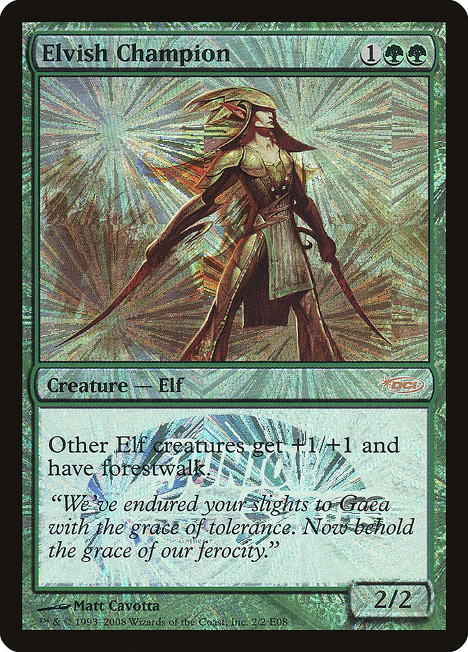 Elvish Champion PJSE-200000000 Junior Series Europe Magic card