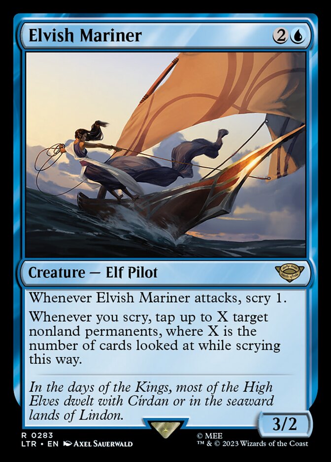 Elvish Mariner LTR-283 The Lord of the Rings: Tales of Middle-earth Magic card