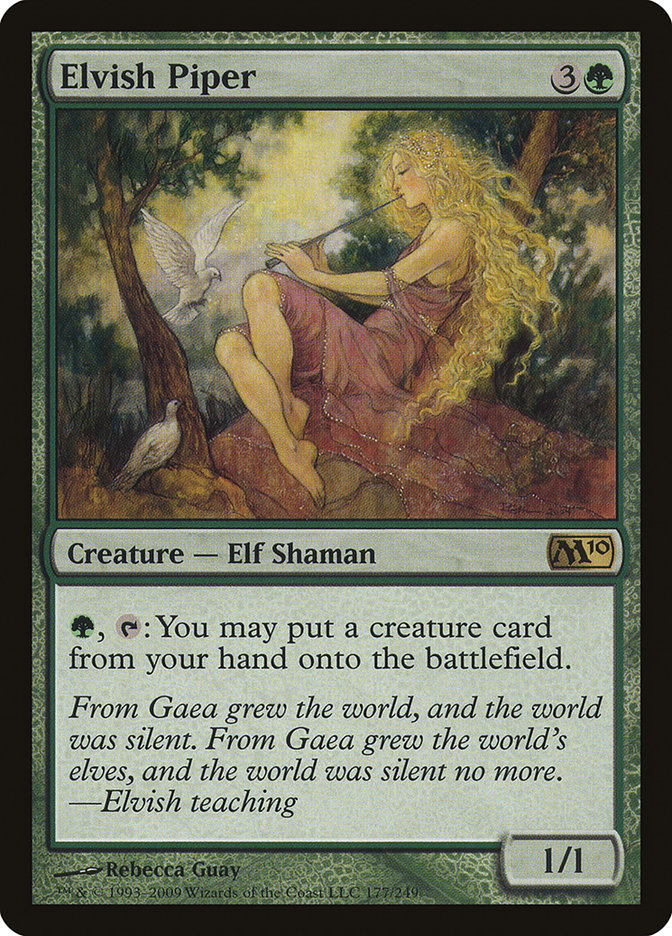 Elvish Piper M10-177 Magic 2010 Magic card