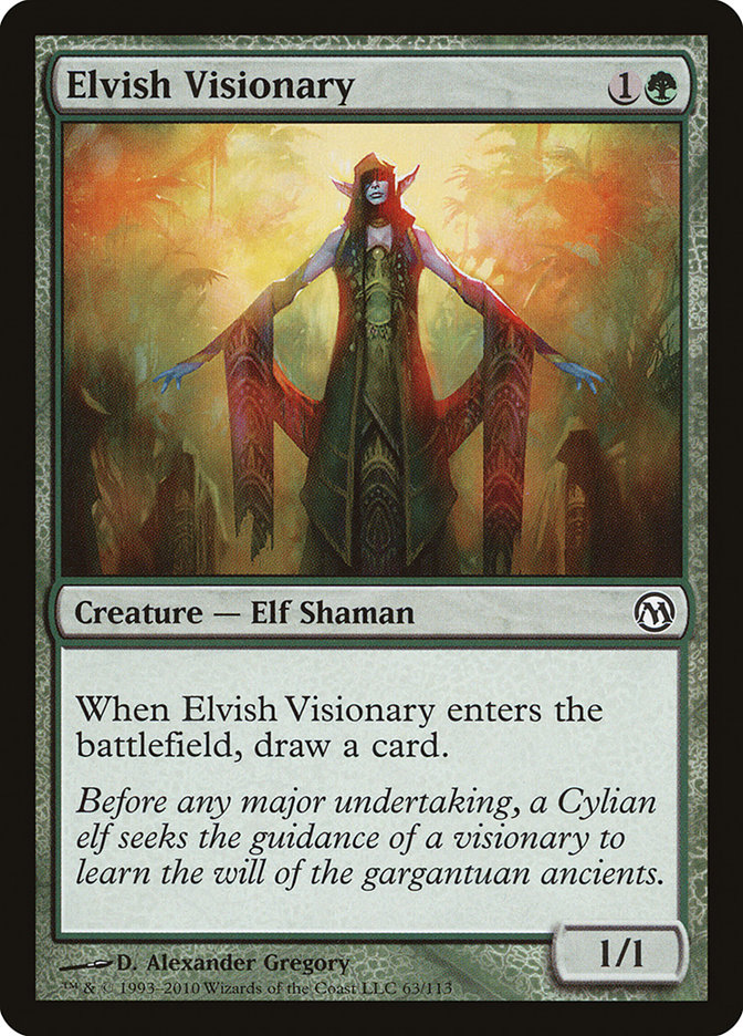 Elvish Visionary DPA-63 Duels of the Planeswalkers Magic card