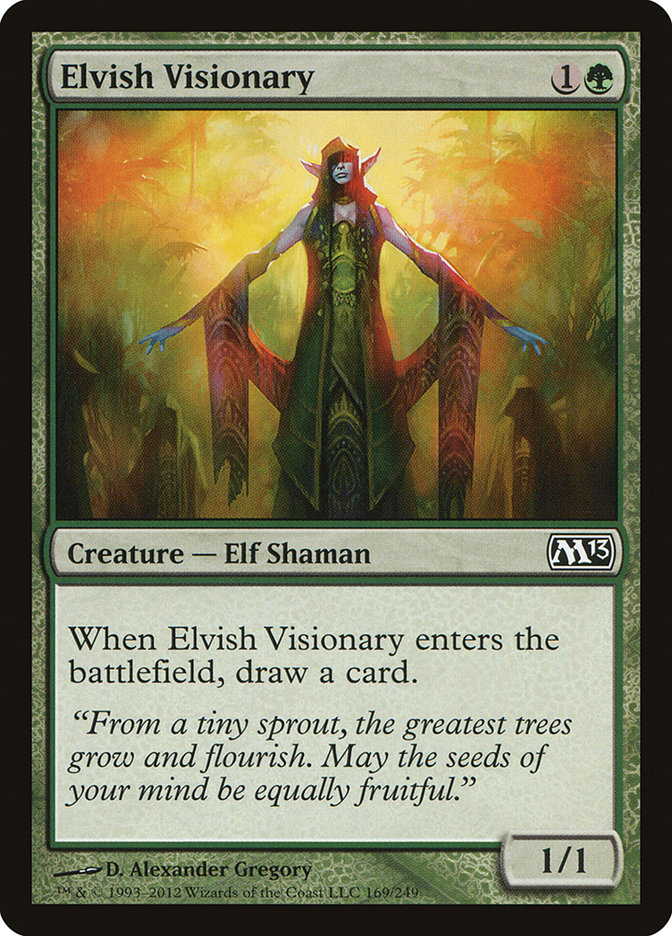 Elvish Visionary M13-169 Magic 2013 Magic card