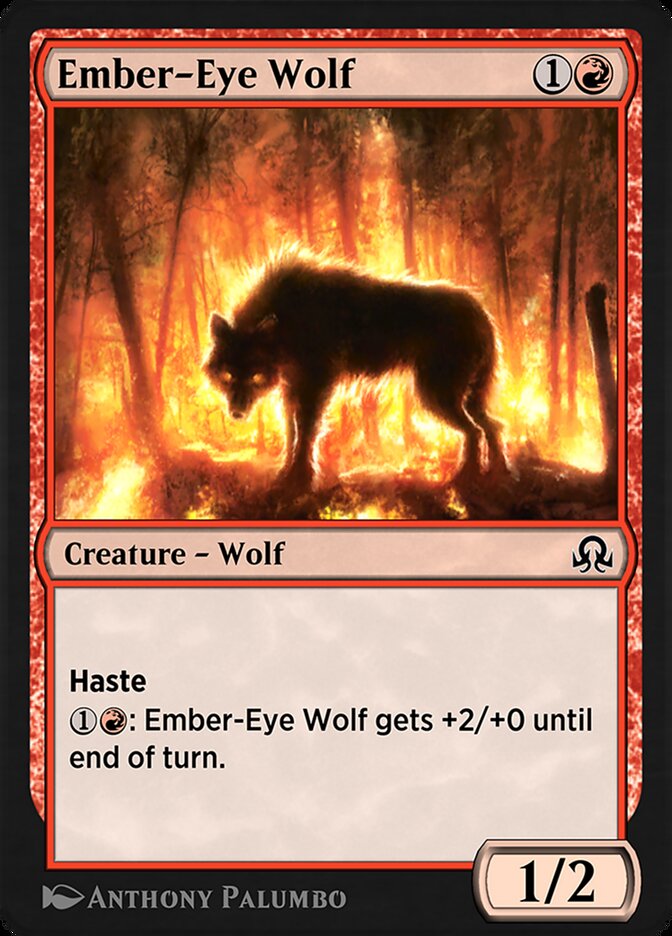Ember-Eye Wolf SIR-152 Shadows over Innistrad Remastered Magic card