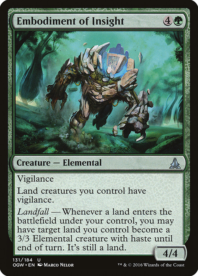 Embodiment of Insight OGW-131 Oath of the Gatewatch Magic card
