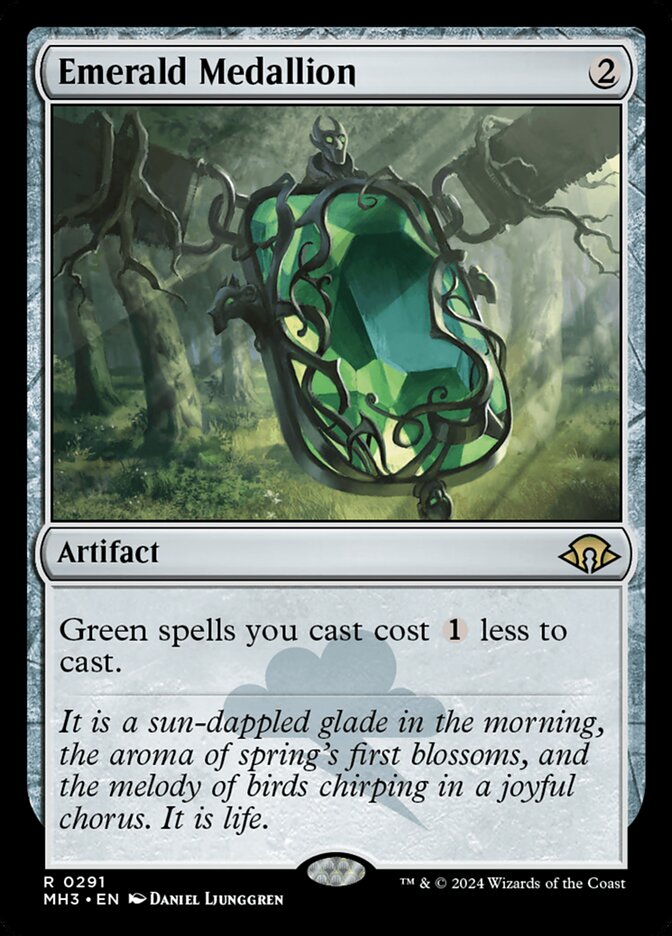 Emerald Medallion MH3-291 Modern Horizons 3 Magic card
