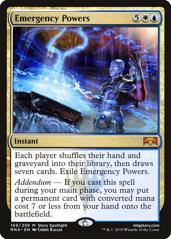 Emergency Powers RNA-169 Ravnica Allegiance Magic card