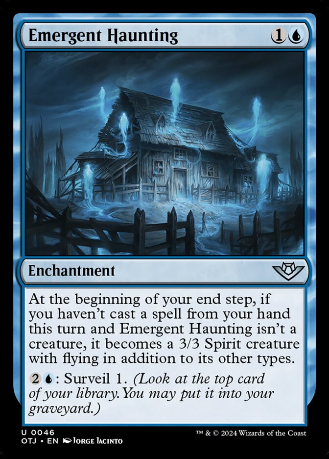 Emergent Haunting OTJ-46 Outlaws of Thunder Junction Magic card