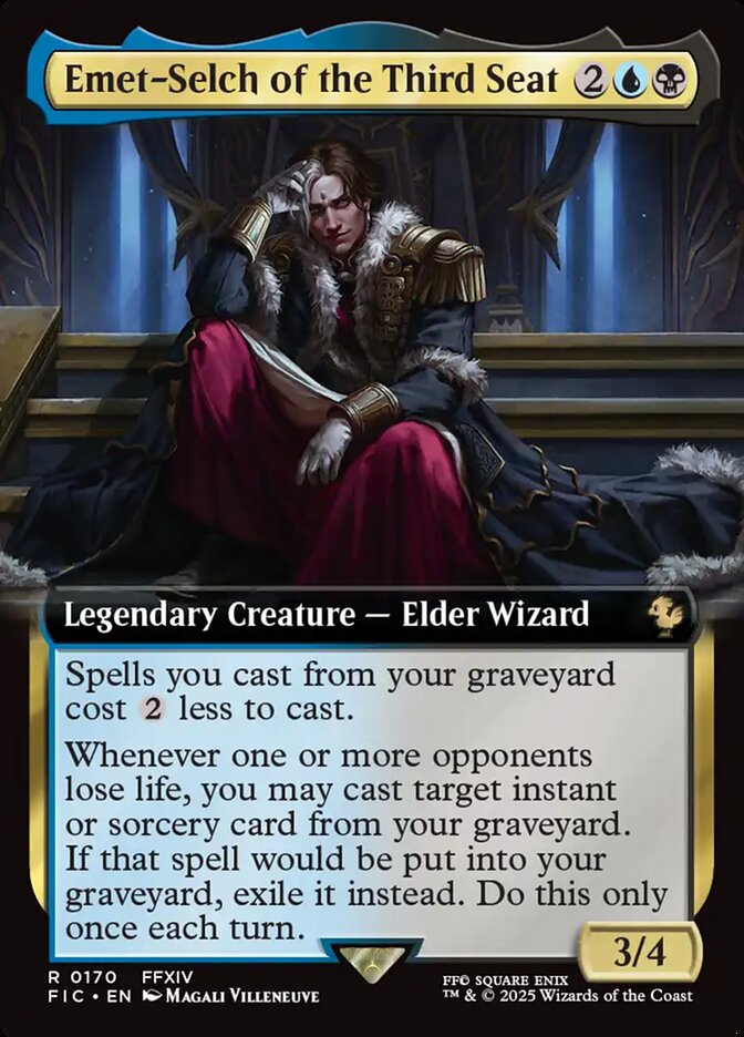 Emet-Selch of the Third Seat FIC-170 Final Fantasy Commander Magic card