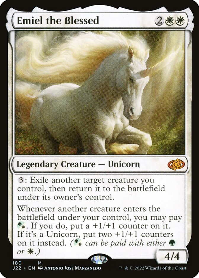 Emiel the Blessed J22-180 Jumpstart 2022 Magic card