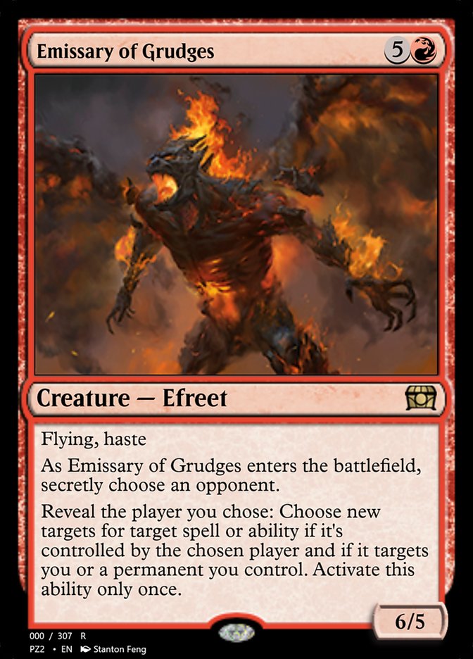 Emissary of Grudges PZ2-70761 Treasure Chest Magic card