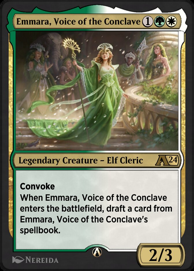 Emmara, Voice of the Conclave YMKM-22 Alchemy: Murders at Karlov Manor Magic card
