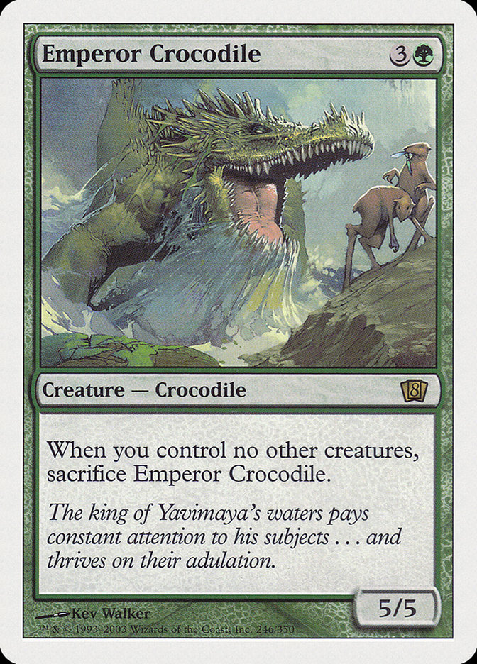 Emperor Crocodile 8ED-246 Eighth Edition Magic card