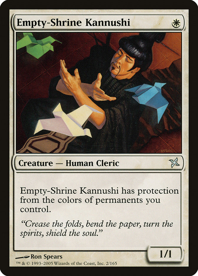 Empty-Shrine Kannushi BOK-2 Betrayers of Kamigawa Magic card