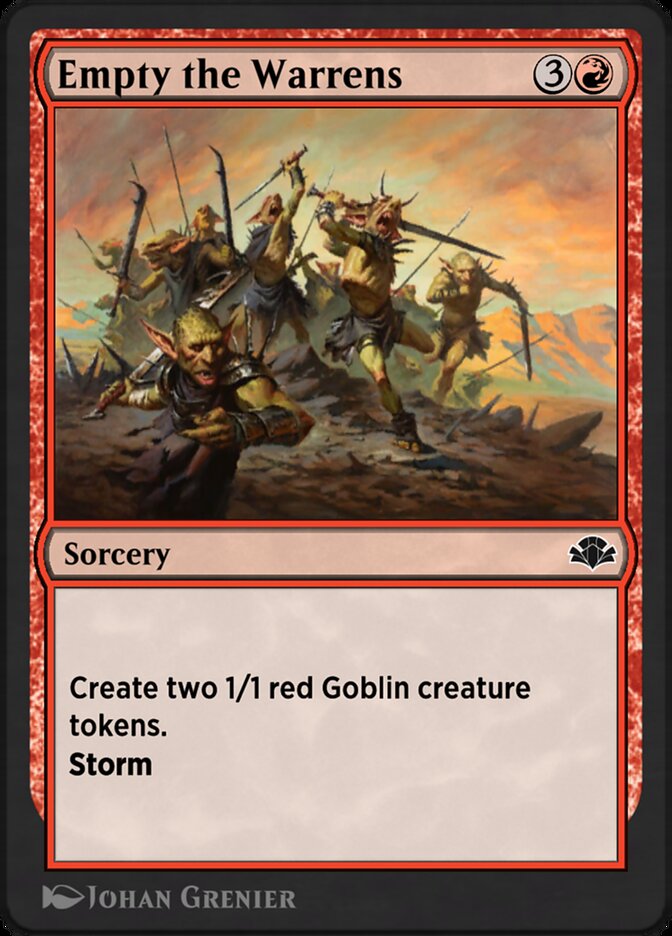 Empty the Warrens AA2-9 Arena Anthology 2 Magic card