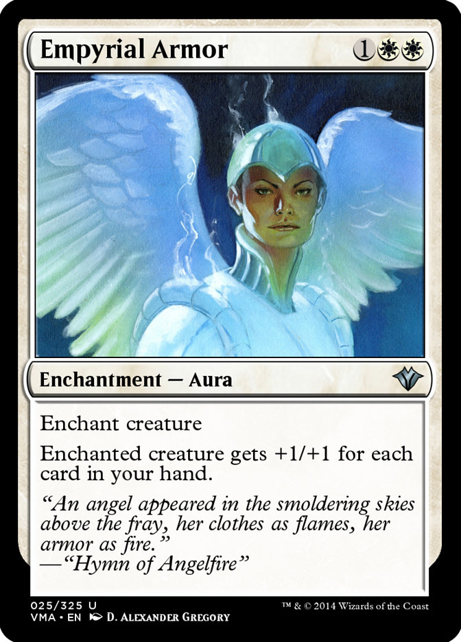 Empyrial Armor VMA-25 Vintage Masters Magic card