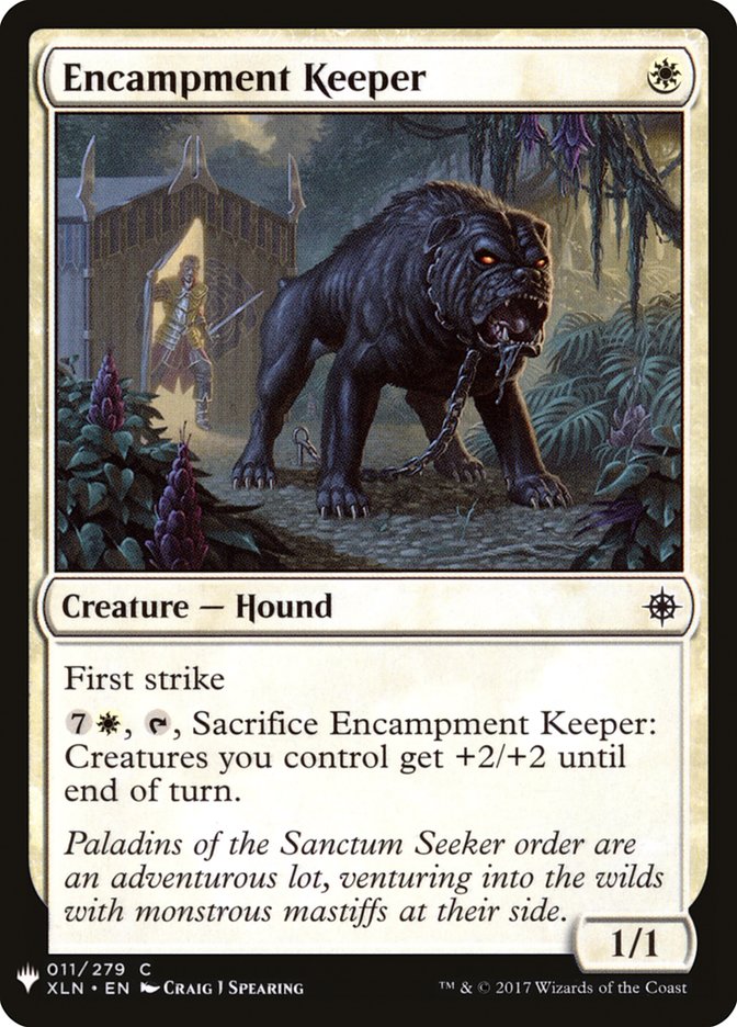 Encampment Keeper PLST-XLN-11 The List Magic card