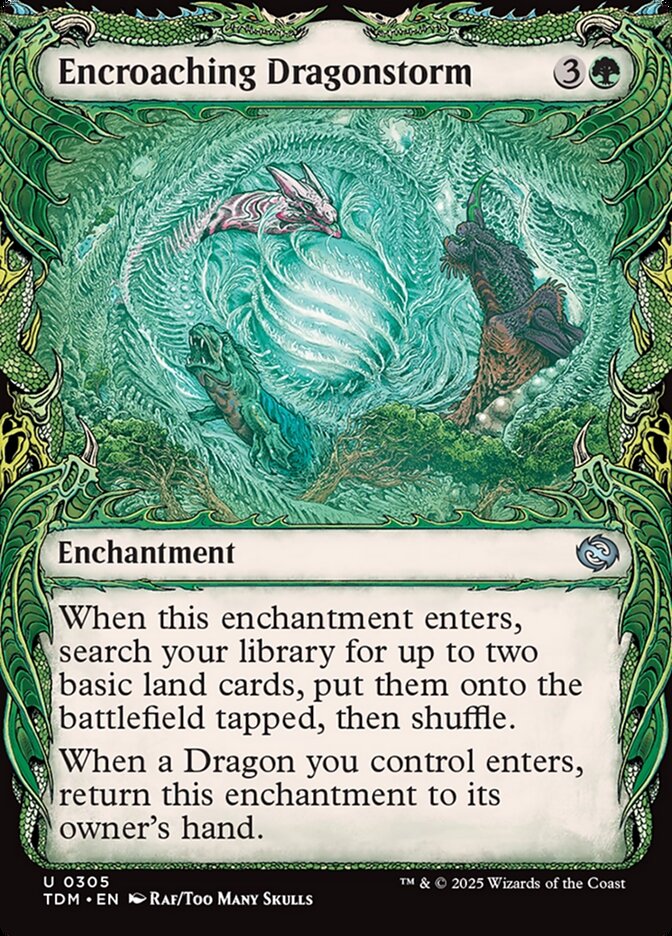 Encroaching Dragonstorm TDM-305 Tarkir: Dragonstorm Magic card
