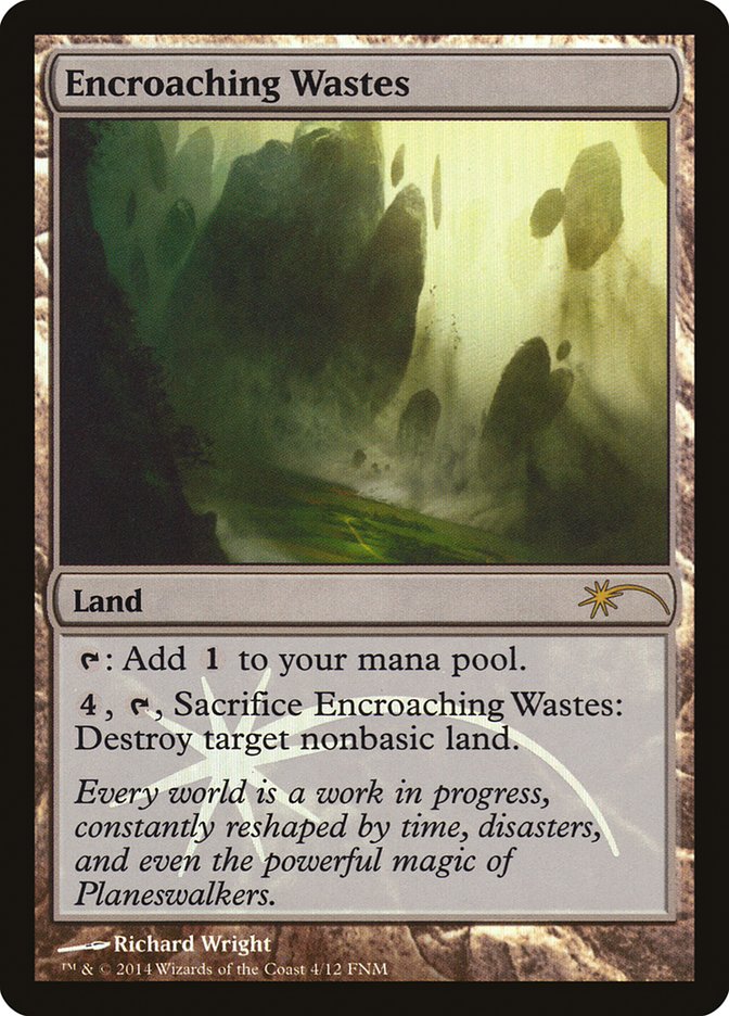 Encroaching Wastes F14-4 Friday Night Magic 2014 Magic card