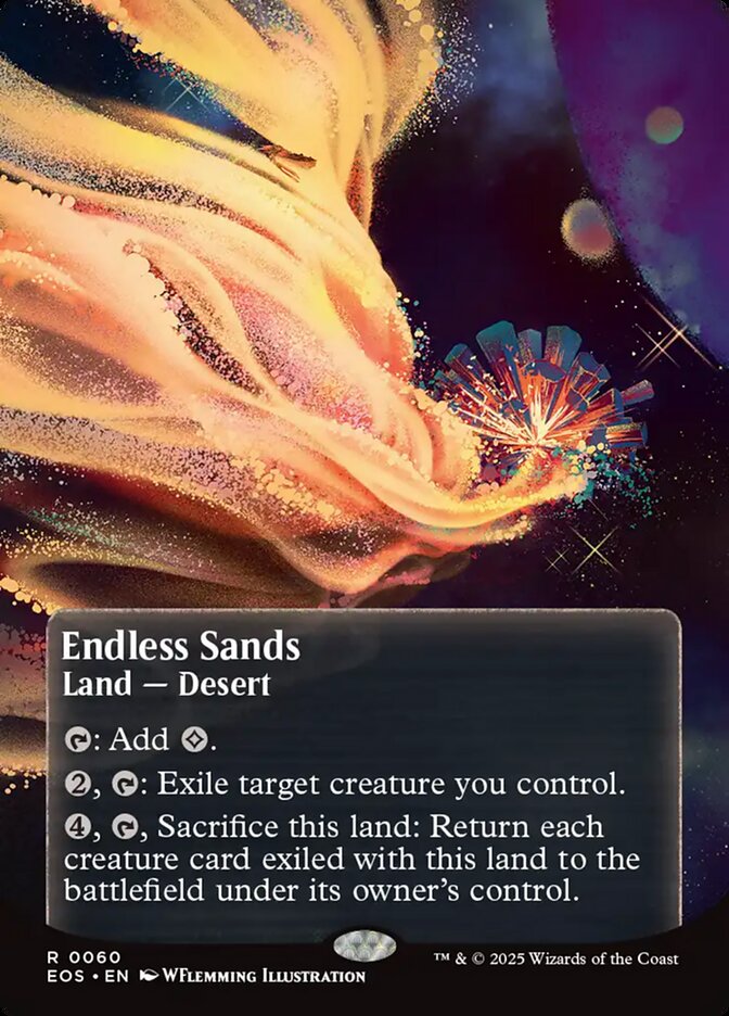 Endless Sands EOS-60 Edge of Eternities: Stellar Sights Magic card