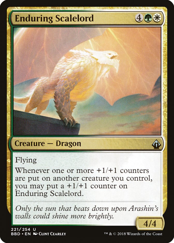 Enduring Scalelord BBD-221 Battlebond Magic card