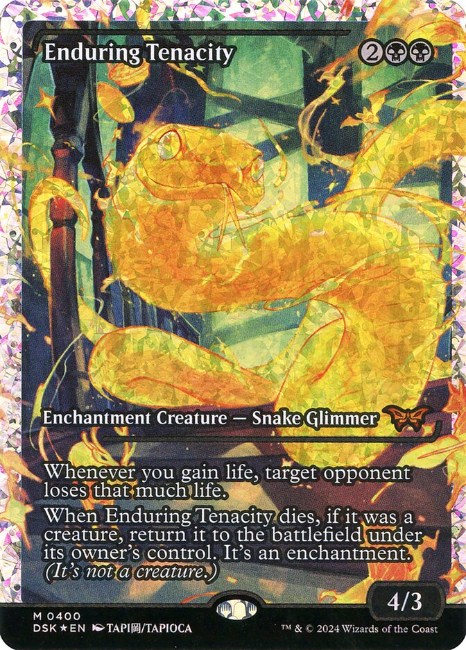 Enduring Tenacity DSK-400 Duskmourn: House of Horror Magic card