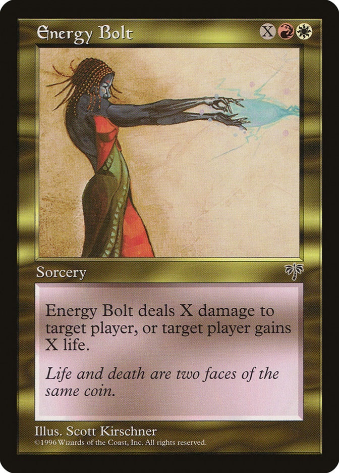 Energy Bolt MIR-263 Mirage Magic card