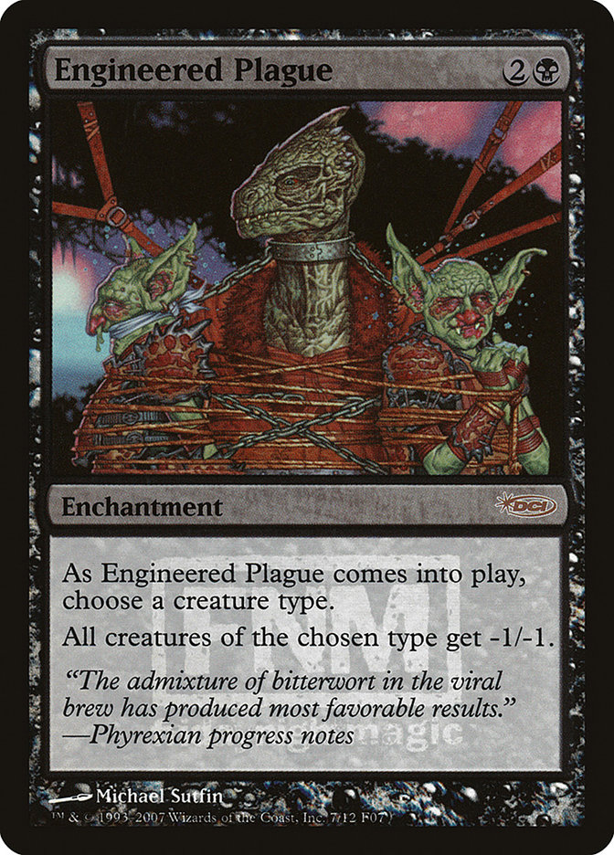 Engineered Plague F07-7 Friday Night Magic 2007 Magic card