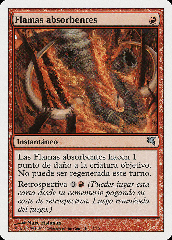 Engulfing Flames PSAL-D5 Salvat 2005 Magic card