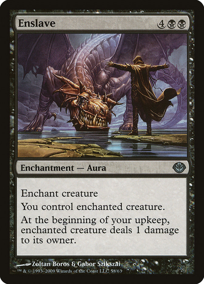 Enslave DDD-58 Duel Decks: Garruk vs. Liliana Magic card