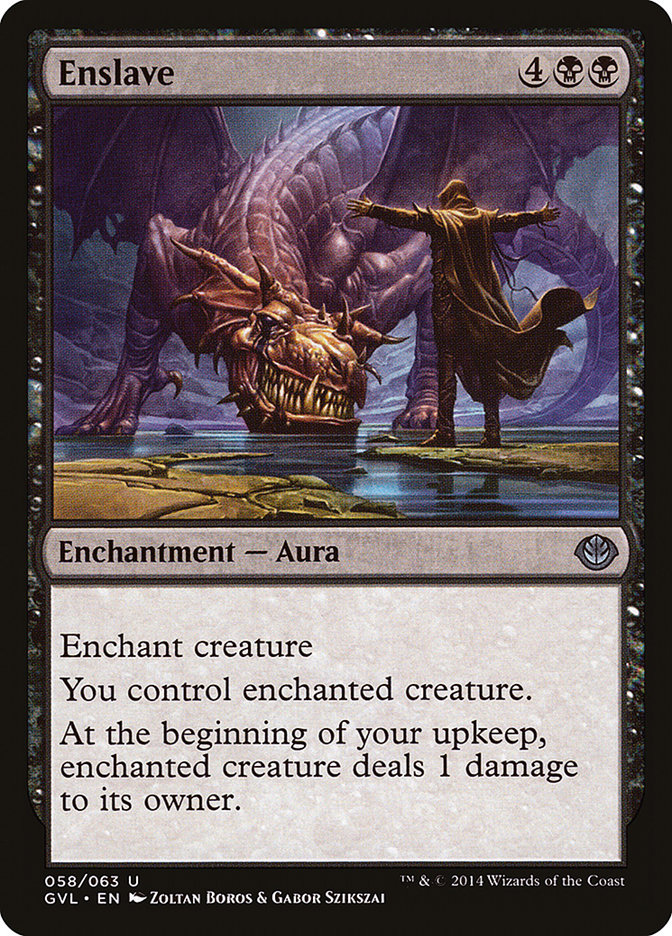 Enslave GVL-58 Duel Decks Anthology: Garruk vs. Liliana Magic card