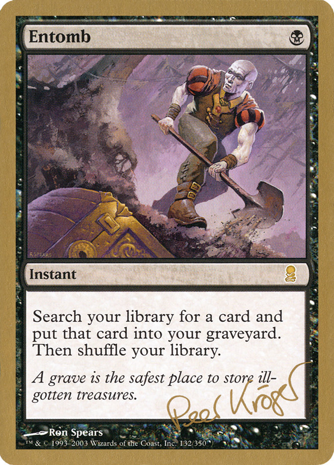 Entomb WC03-PK132 World Championship Decks 2003 Magic card