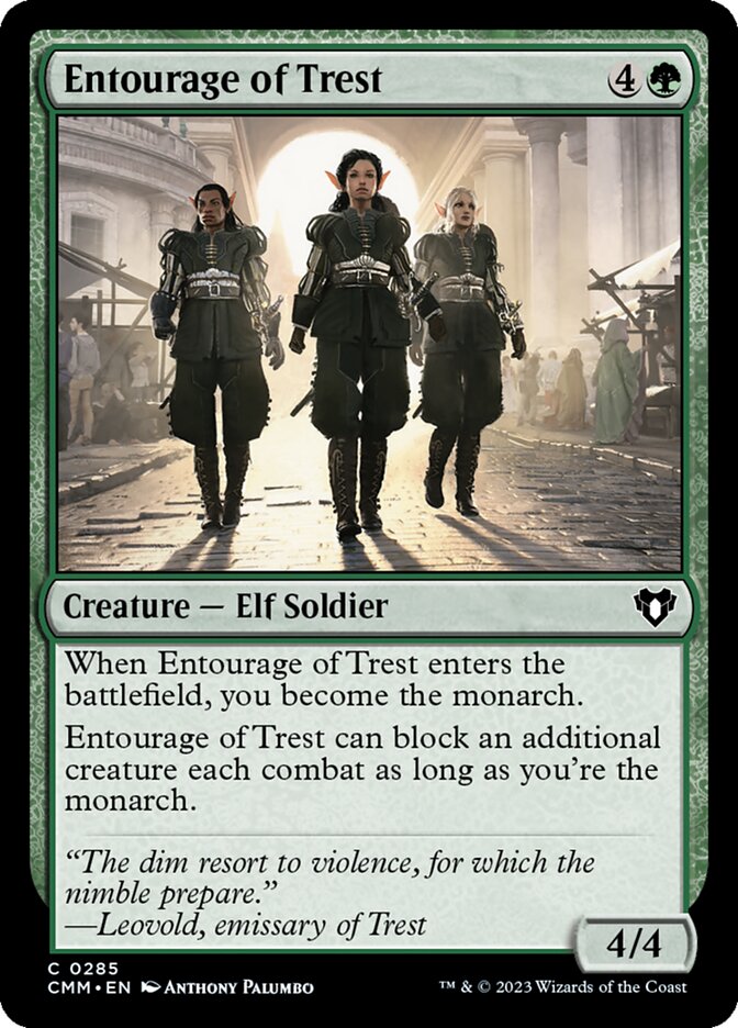 Entourage of Trest CMM-285 Commander Masters Magic card