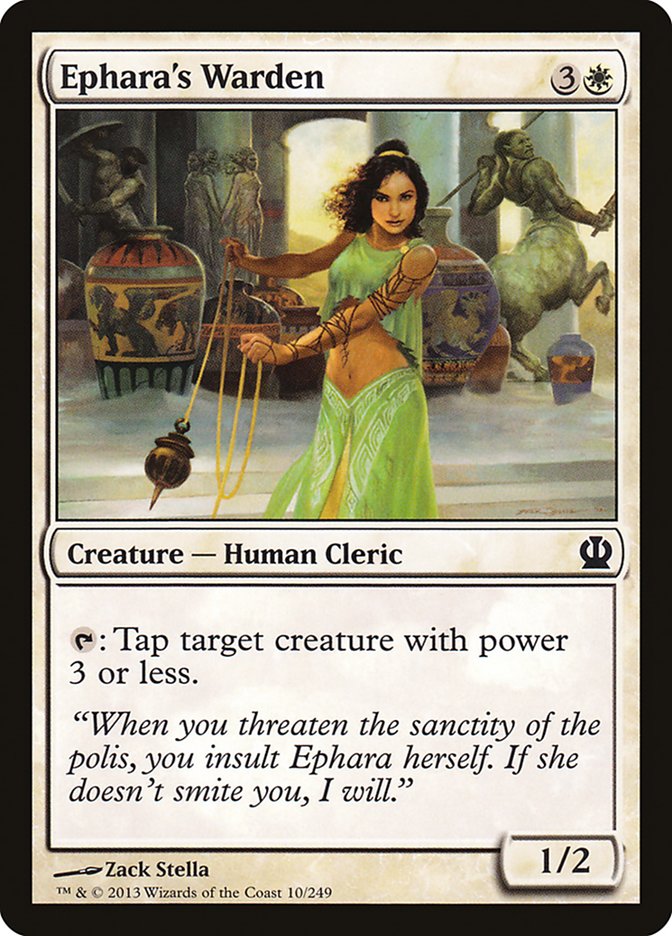 Ephara's Warden THS-10 Theros Magic card