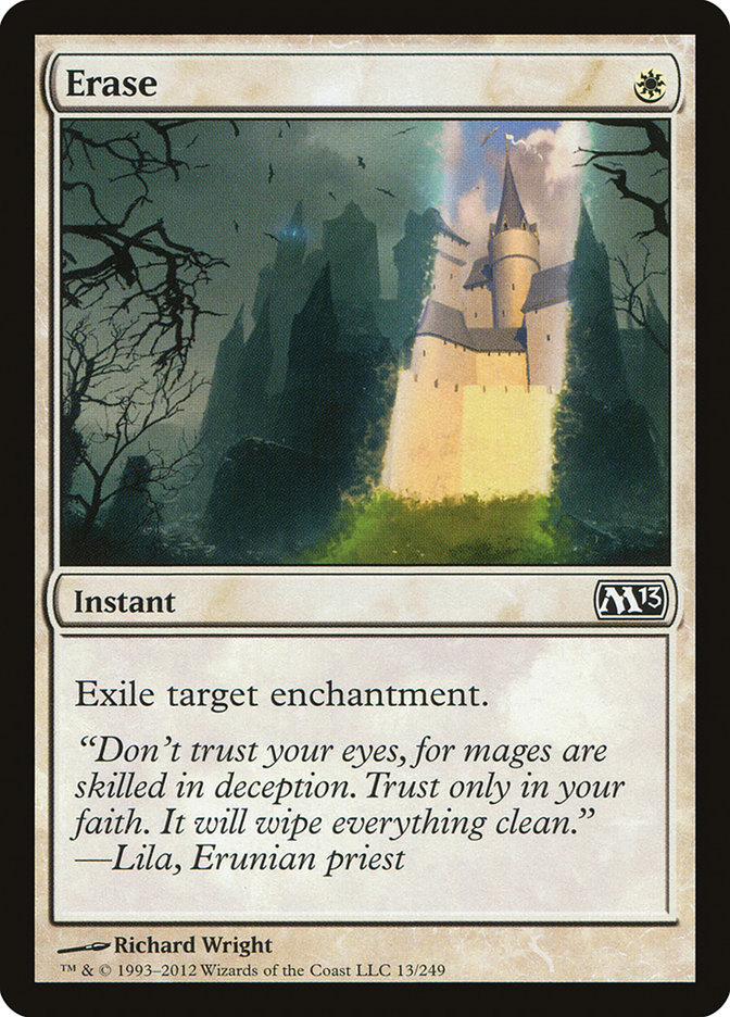 Erase M13-13 Magic 2013 Magic card