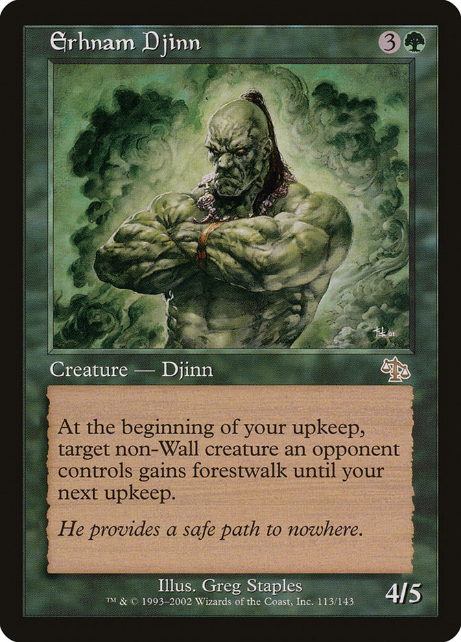 Erhnam Djinn JUD-113 Judgment Magic card
