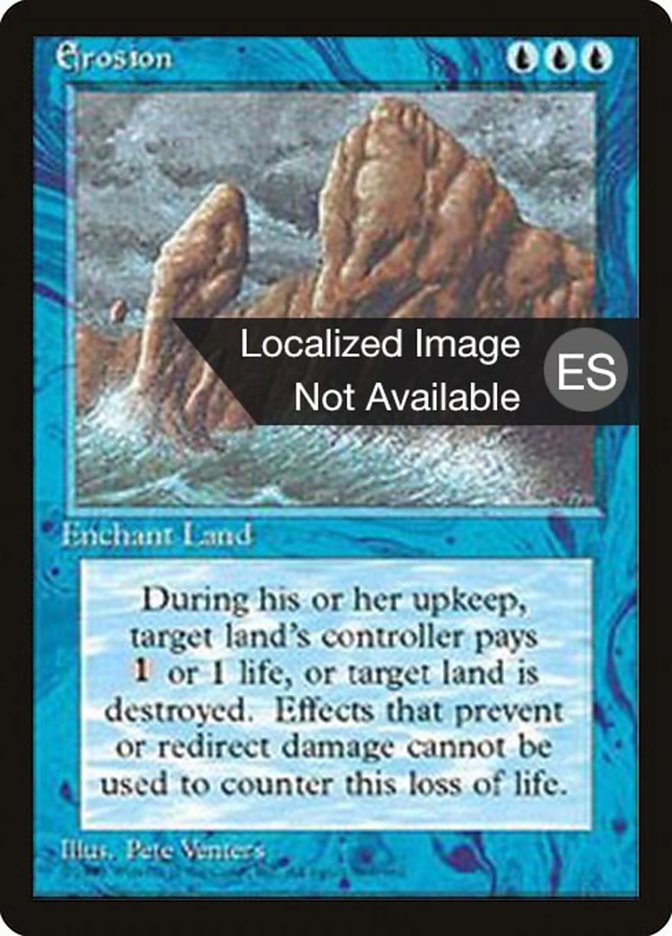 Erosion 4BB-70 Fourth Edition Foreign Black Border Magic card