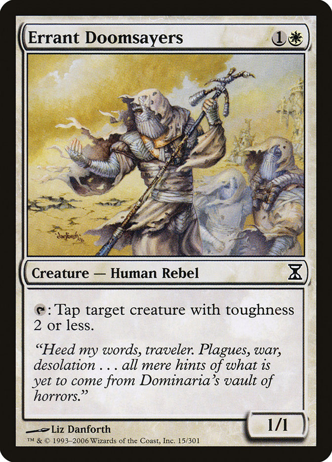 Errant Doomsayers TSP-15 Time Spiral Magic card