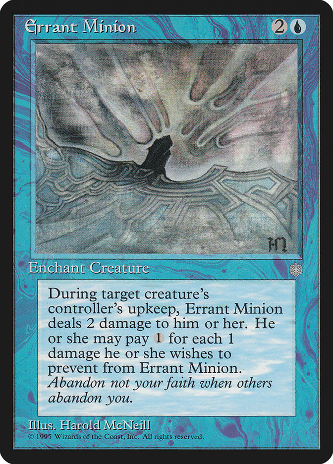 Errant Minion ICE-68 Ice Age Magic card