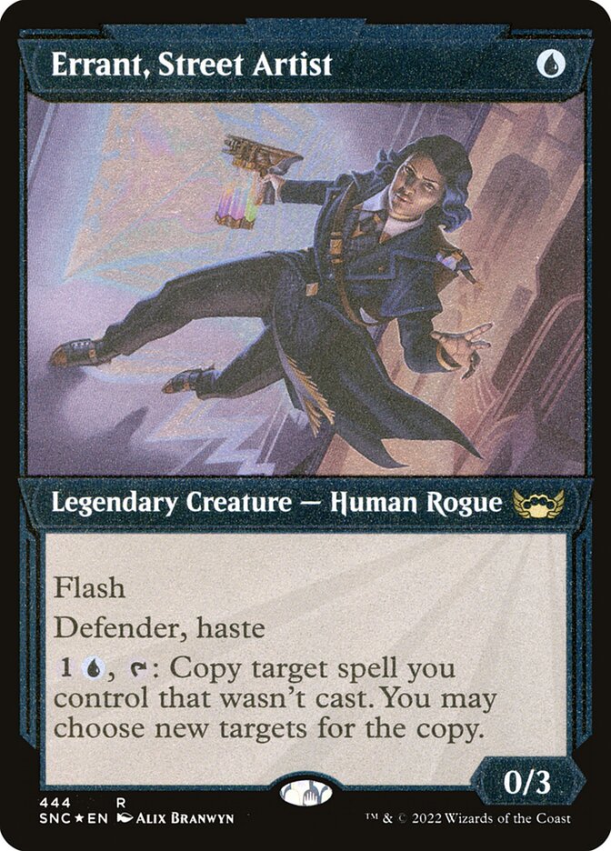 Errant, Street Artist SNC-444 Streets of New Capenna Magic card