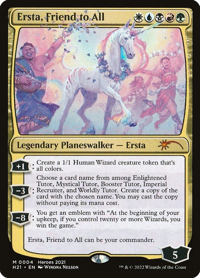 Ersta, Friend to All PH21-4 2021 Heroes of the Realm Magic card