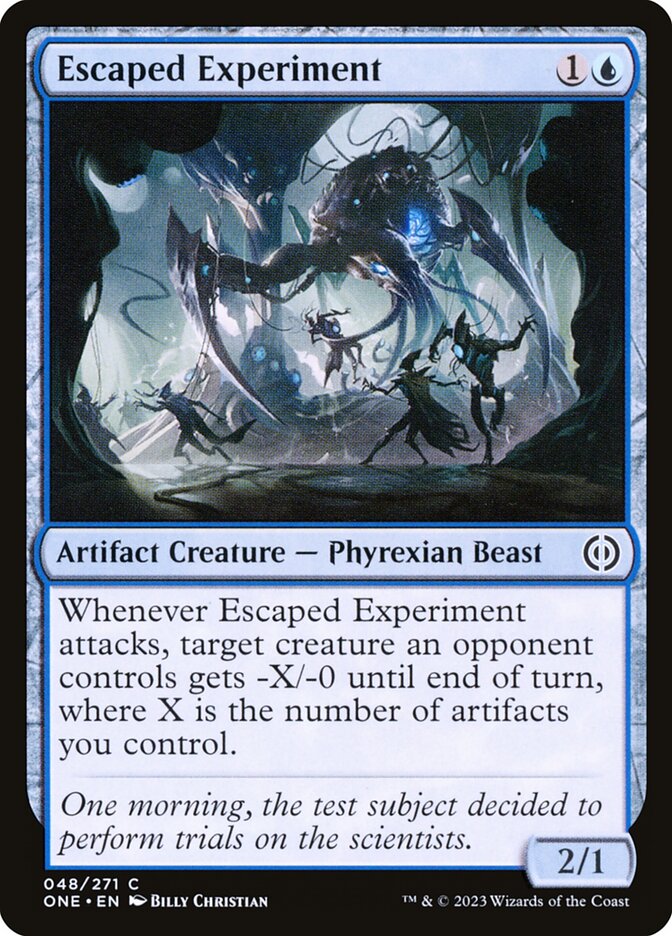 Escaped Experiment ONE-48 Phyrexia: All Will Be One Magic card