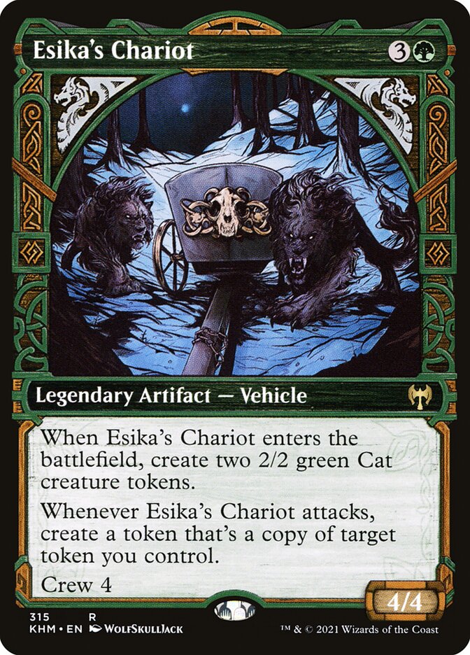 Esika's Chariot KHM-315 Kaldheim Magic card