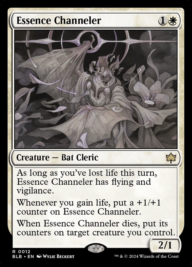 Essence Channeler BLB-12 Bloomburrow Magic card