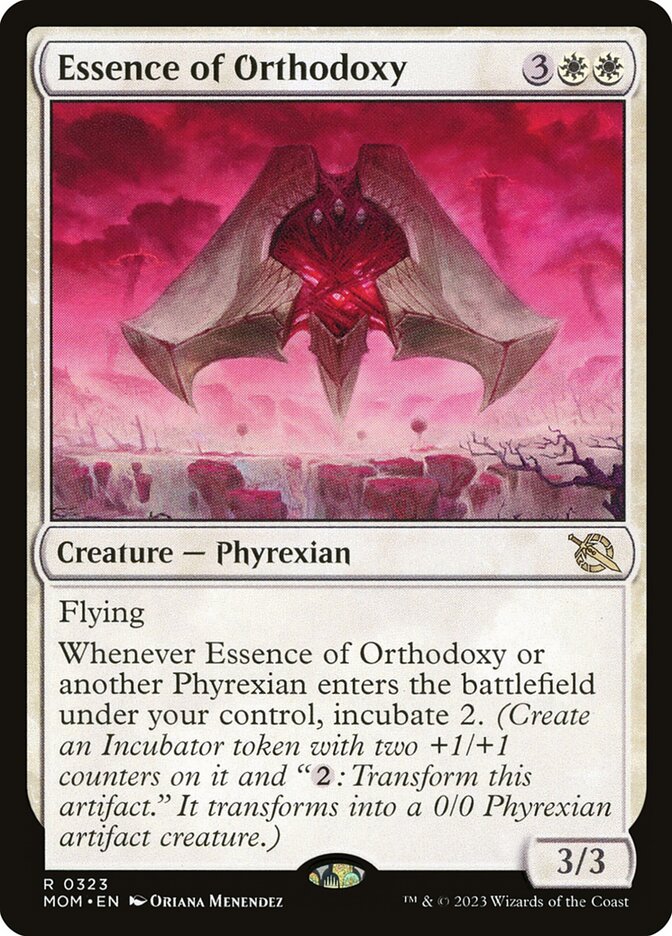 Essence of Orthodoxy MOM-323 March of the Machine Magic card