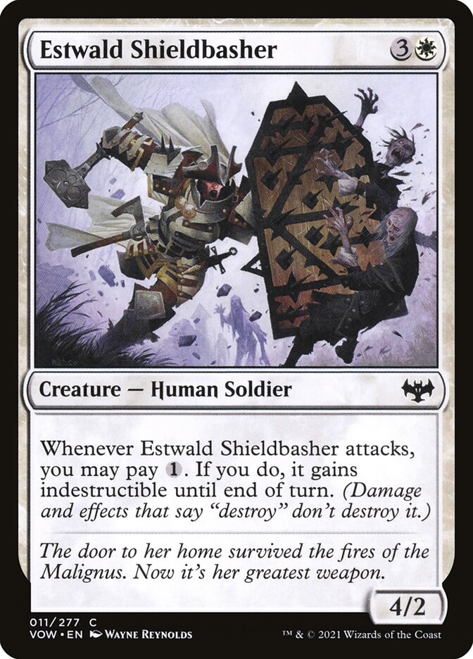 Estwald Shieldbasher VOW-11 Innistrad: Crimson Vow Magic card