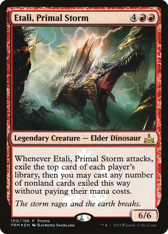 Etali, Primal Storm PRIX-100STAR Rivals of Ixalan Promos Magic card
