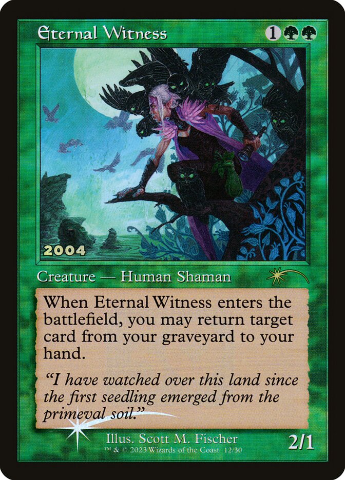 Eternal Witness P30A-12 30th Anniversary Play Promos Magic card