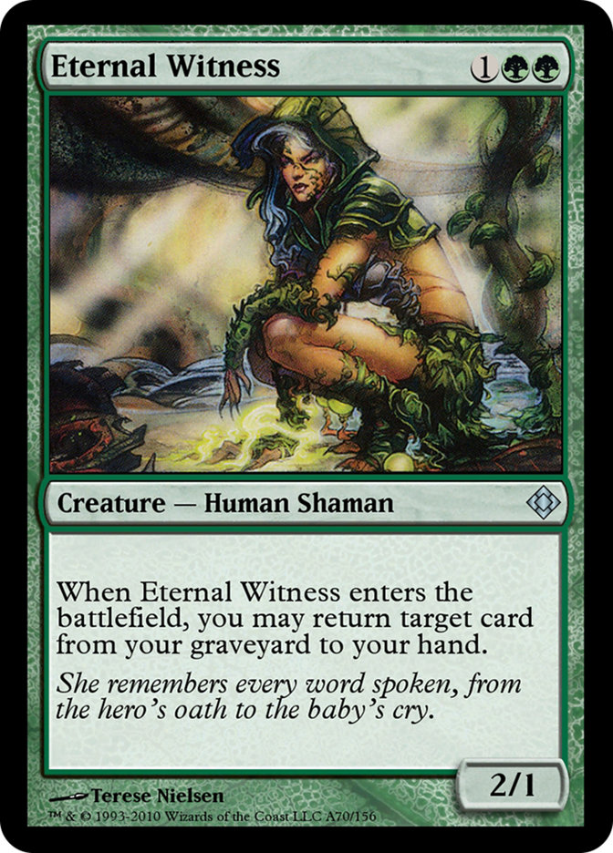 Eternal Witness TD0-A70 Magic Online Theme Decks Magic card