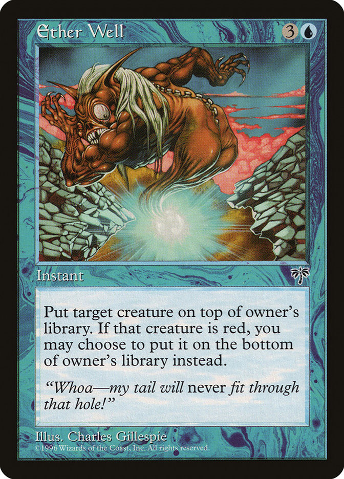 Ether Well MIR-65 Mirage Magic card