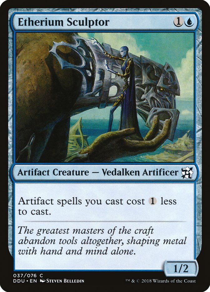 Etherium Sculptor DDU-37 Duel Decks: Elves vs. Inventors Magic card